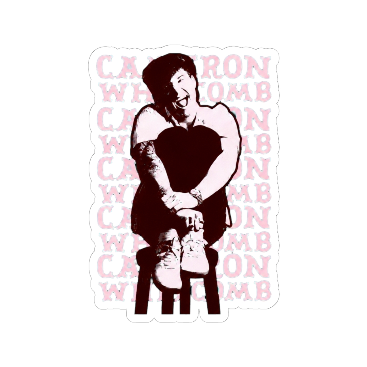 Opulent Vintage Pattern Vocalist Cameronn Whitcombb | Cameron Whitcomb - alternate angle 1, merchandise
