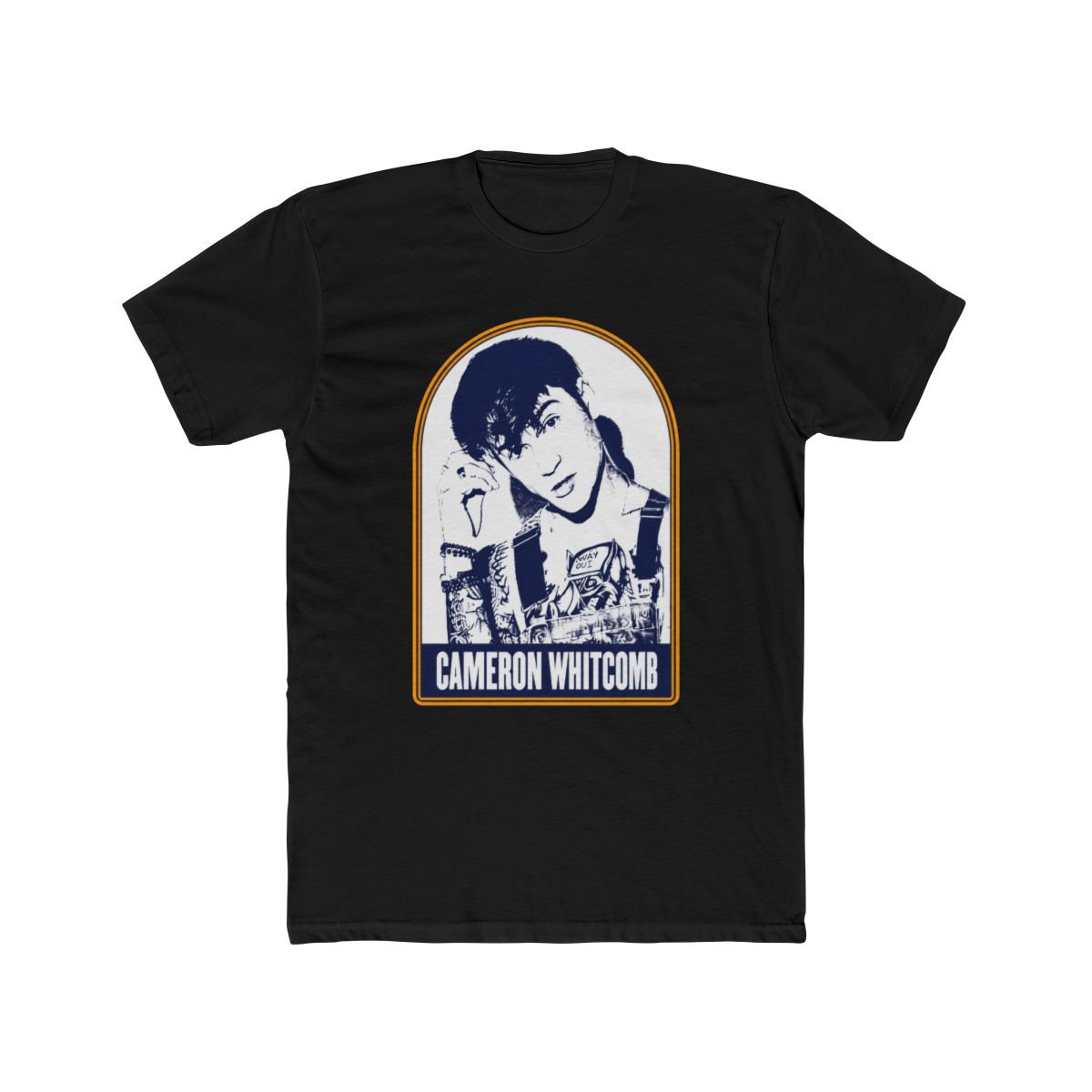 Monochrome Retro Pop Art Cameron Whitcomb - alternate angle 3, merchandise
