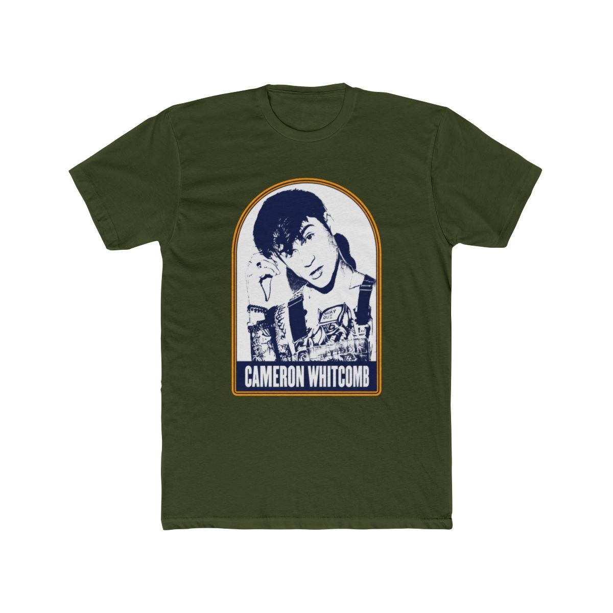 Monochrome Retro Pop Art Cameron Whitcomb - alternate angle 5, merchandise